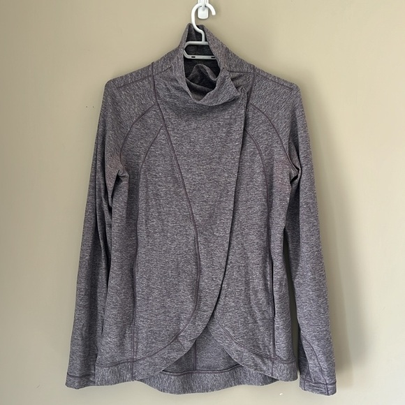 Lululemon Rulu Rally Wrap in Heathered Graphite Purple size 6 - Picture 3 of 9